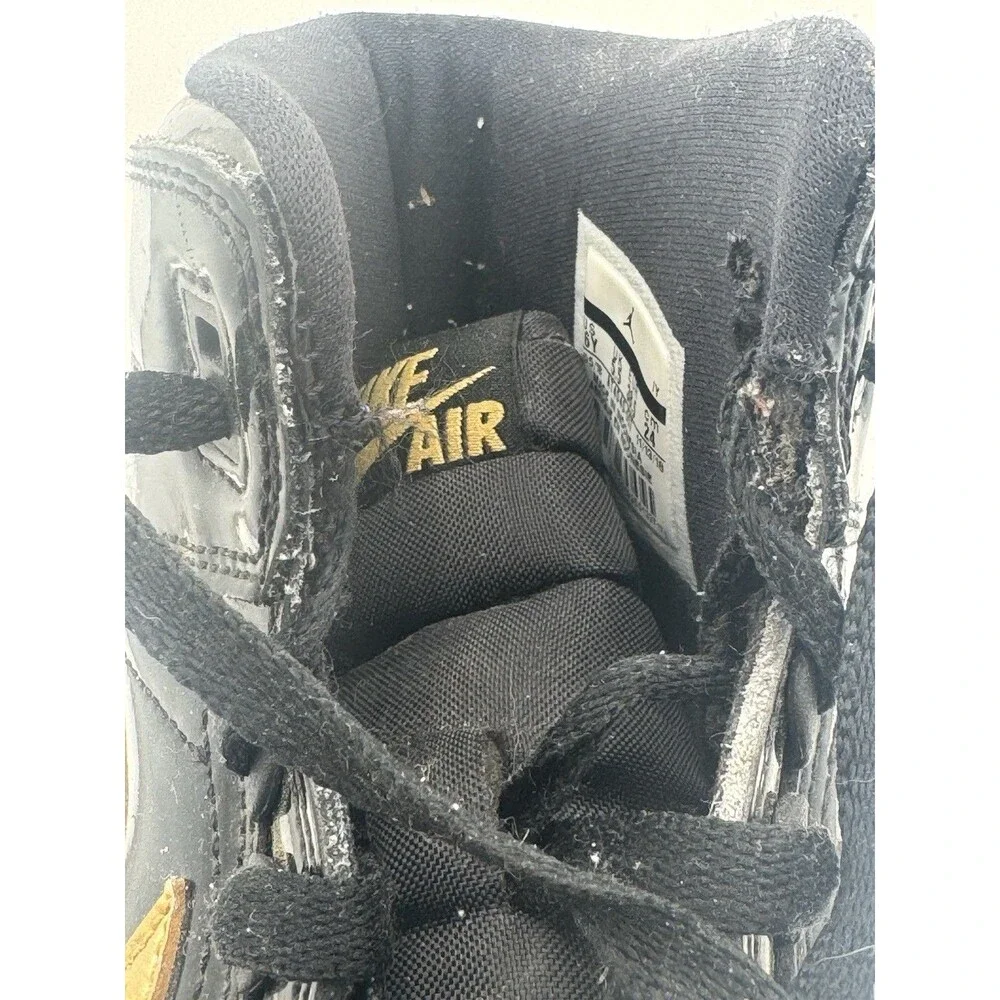 Nike Air Jordan Legacy 312 Size 6Y GS Black Metallic‎ Gold AT4040-007